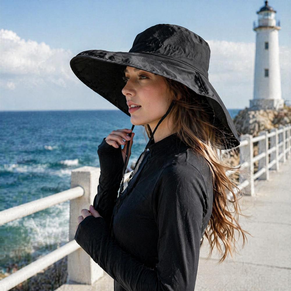Hat Floppy Wide - Chapéu de pesca de malha respirável,