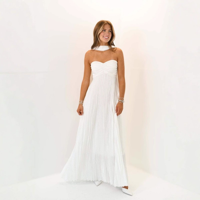 Maxi Dress Halter - Vestido Longo Elegante para Convidada de