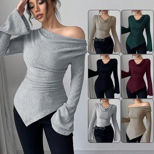Blusa Feminina de Manga Longa  - Blouse Off Shoulder avaliação e preço
