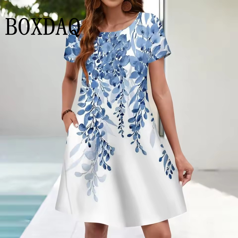 Vestido de verão casual femini - Romper Floral Print avaliação e preço