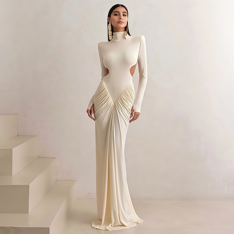 Vestido Longo Feminino Sem Cos - Maxi Dress Halter avaliação e preço