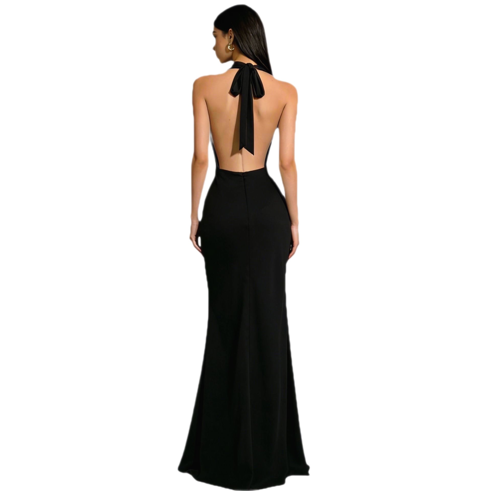 Vestidos Elegantes para Festas - Maxi Dress Halter avaliação e preço