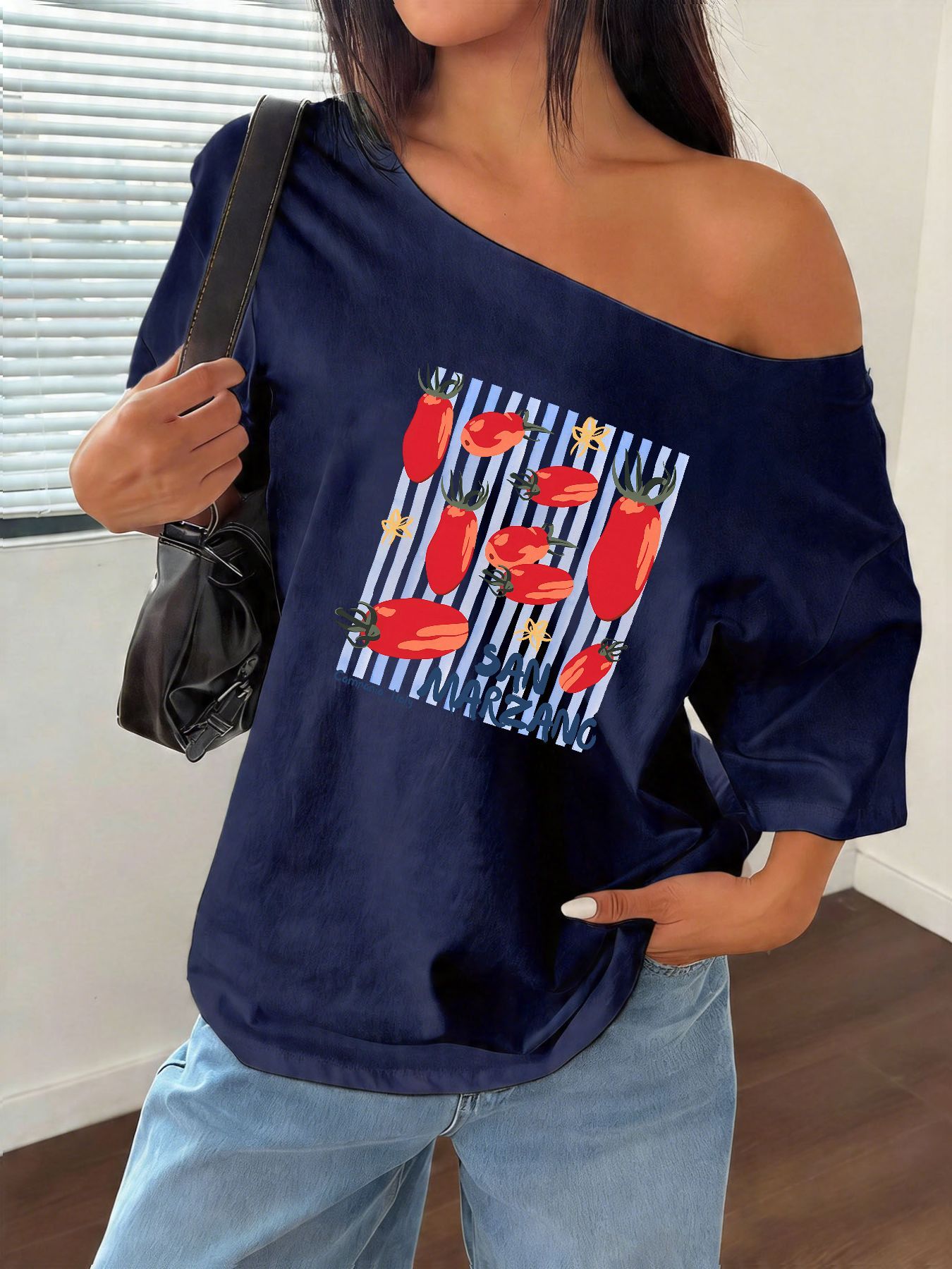 Camiseta Oversized Feminina 10 - Blouse Off Shoulder avaliação e preço
