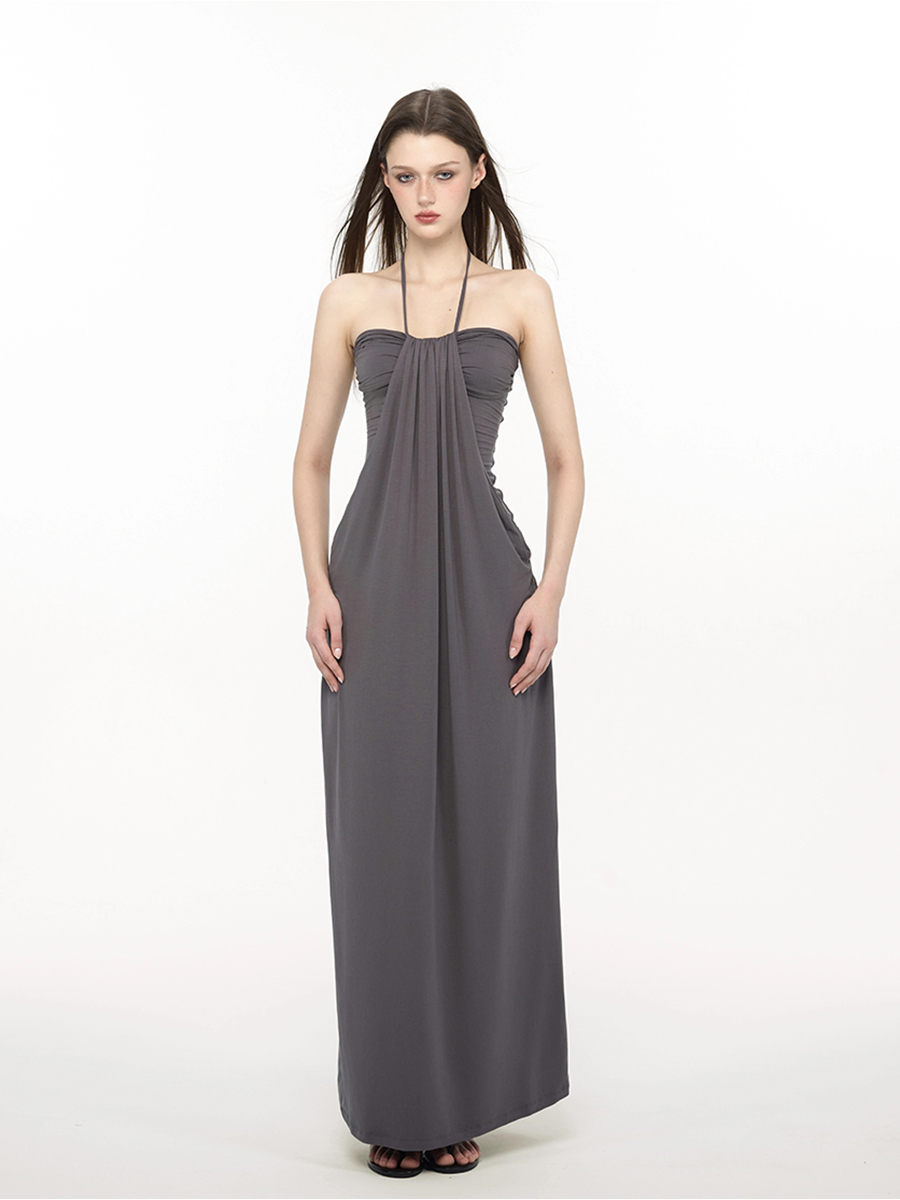 Reddachic elegante trançado en - Maxi Dress Halter avaliação e preço