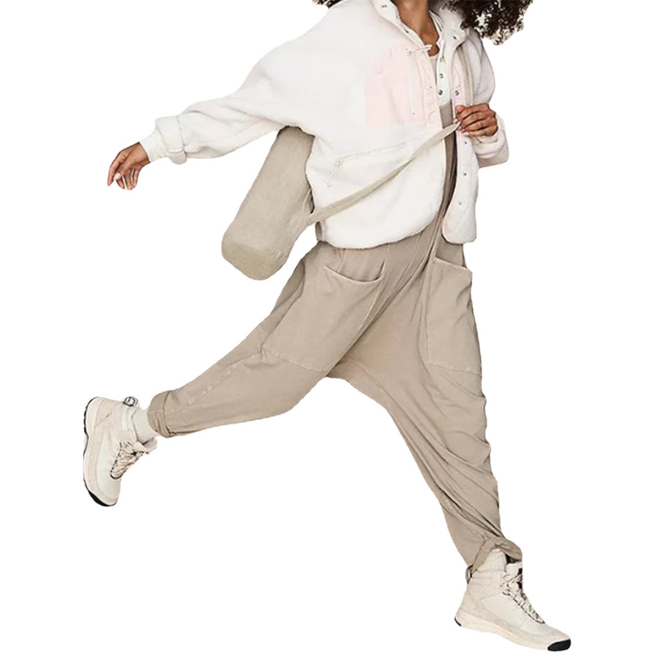 Macacão Solto de Verão Casual  - Jumpsuit Linen Relaxed avaliação e preço