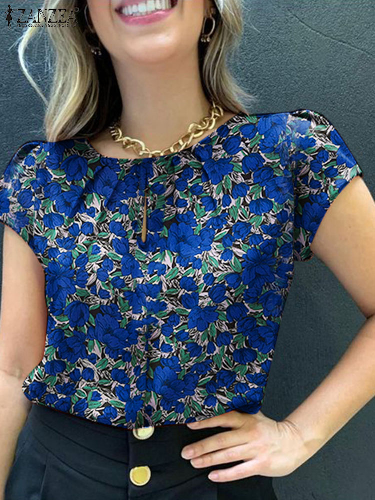 ZANZEA-Blusa estampada floral  - Romper Floral Print avaliação e preço